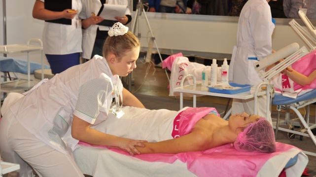 процесс массажа