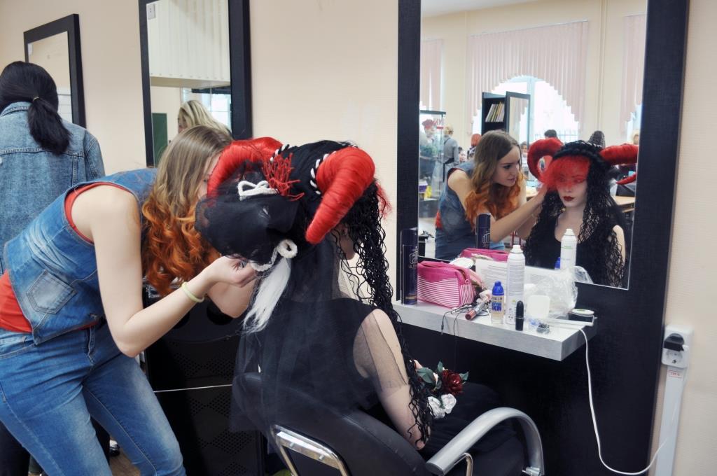 моделирование прически